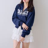 【丈の長さを選べる】レースロゴパーカー | NICE CLAUP / OLIVE des OLIVE　OUTLET | 詳細画像4 