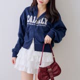 【丈の長さを選べる】レースロゴパーカー | NICE CLAUP / OLIVE des OLIVE　OUTLET | 詳細画像5 