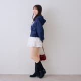 【丈の長さを選べる】レースロゴパーカー | NICE CLAUP / OLIVE des OLIVE　OUTLET | 詳細画像10 