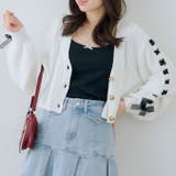 ラインストーンロゴカップ付キャミ | RMAF　NICE CLAUP / OLIVE des OLIVE | 詳細画像14 