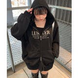 ブラック系 | 【丈の長さを選べる】キラキラパーカー | RMAF　NICE CLAUP / OLIVE des OLIVE