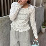 キラロゴ裾レーステレコトップス | RMAF　NICE CLAUP / OLIVE des OLIVE | 詳細画像2 