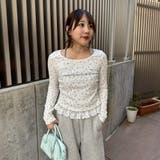 キラロゴ裾レーステレコトップス | RMAF　NICE CLAUP / OLIVE des OLIVE | 詳細画像5 