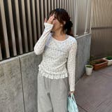 キラロゴ裾レーステレコトップス | RMAF　NICE CLAUP / OLIVE des OLIVE | 詳細画像12 