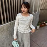 キラロゴ裾レーステレコトップス | RMAF　NICE CLAUP / OLIVE des OLIVE | 詳細画像15 