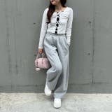 レース×レースアップドッキングテレコトップス | RMAF　NICE CLAUP / OLIVE des OLIVE | 詳細画像5 