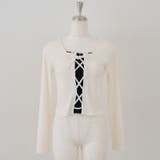 レース×レースアップドッキングテレコトップス | RMAF　NICE CLAUP / OLIVE des OLIVE | 詳細画像18 