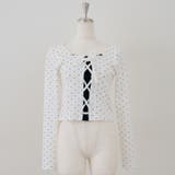 レース×レースアップドッキングテレコトップス | RMAF　NICE CLAUP / OLIVE des OLIVE | 詳細画像20 