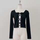 レース×レースアップドッキングテレコトップス | RMAF　NICE CLAUP / OLIVE des OLIVE | 詳細画像21 