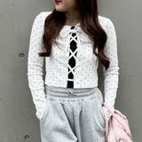 ドット | レース×レースアップドッキングテレコトップス | RMAF　NICE CLAUP / OLIVE des OLIVE