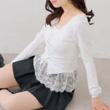 裾レースドッキングプルオーバー | RMAF　NICE CLAUP / OLIVE des OLIVE | 詳細画像9 