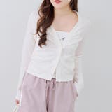 【セットアイテム】花柄ジャガードカーディガン×キャミ | NICE CLAUP / OLIVE des OLIVE　OUTLET | 詳細画像16 