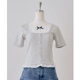 トップグレー | レースドッキングテレコT | RMAF　NICE CLAUP / OLIVE des OLIVE