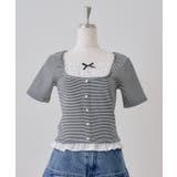 ボーダー | レースドッキングテレコT | RMAF　NICE CLAUP / OLIVE des OLIVE