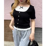 レースドッキングテレコT | RMAF　NICE CLAUP / OLIVE des OLIVE | 詳細画像3 