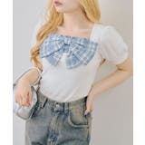 【セットアップ対応】リボンドッキングパフT | RMAF　NICE CLAUP / OLIVE des OLIVE | 詳細画像1 