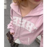 【5色展開】レースロゴ裏毛パーカー | RMAF　NICE CLAUP / OLIVE des OLIVE | 詳細画像3 