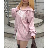 ピンク | 【5色展開】レースロゴ裏毛パーカー | RMAF　NICE CLAUP / OLIVE des OLIVE