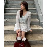 【セットアイテム】レースカーディガン×カップ付きレースキャミ | RMAF　NICE CLAUP / OLIVE des OLIVE | 詳細画像11 