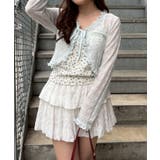 【セットアイテム】レースカーディガン×カップ付きレースキャミ | RMAF　NICE CLAUP / OLIVE des OLIVE | 詳細画像13 