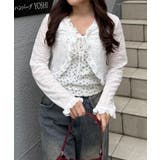 【セットアイテム】レースカーディガン×カップ付きレースキャミ | RMAF　NICE CLAUP / OLIVE des OLIVE | 詳細画像2 