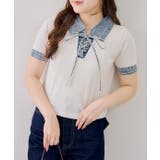 デニム切替レースアッププルオーバー | RMAF　NICE CLAUP / OLIVE des OLIVE | 詳細画像6 