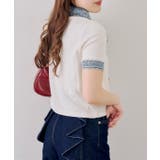 デニム切替レースアッププルオーバー | RMAF　NICE CLAUP / OLIVE des OLIVE | 詳細画像9 