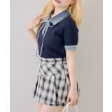 デニム切替レースアッププルオーバー | RMAF　NICE CLAUP / OLIVE des OLIVE | 詳細画像4 