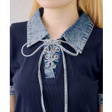 デニム切替レースアッププルオーバー | RMAF　NICE CLAUP / OLIVE des OLIVE | 詳細画像20 