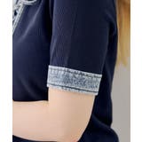 デニム切替レースアッププルオーバー | RMAF　NICE CLAUP / OLIVE des OLIVE | 詳細画像21 