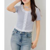 レースフリルテレコT | RMAF　NICE CLAUP / OLIVE des OLIVE | 詳細画像15 