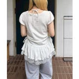 ドロスト裾レースチュニック | RMAF　NICE CLAUP / OLIVE des OLIVE | 詳細画像7 
