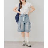 ドロストクシュクシュカットトップス | RMAF　NICE CLAUP / OLIVE des OLIVE | 詳細画像5 