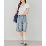 ドロストクシュクシュカットトップス | RMAF　NICE CLAUP / OLIVE des OLIVE | 詳細画像6 