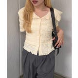 段々レースビッグ衿カーディガン | RMAF NICE CLAUP / OLIVE des OLIVE | 詳細画像2