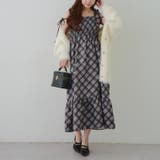 肩リボンシャーリングワンピース | RMAF　NICE CLAUP / OLIVE des OLIVE | 詳細画像8 