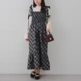 肩リボンシャーリングワンピース | RMAF　NICE CLAUP / OLIVE des OLIVE | 詳細画像15 