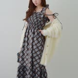 肩リボンシャーリングワンピース | RMAF　NICE CLAUP / OLIVE des OLIVE | 詳細画像3 