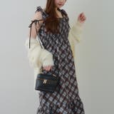 肩リボンシャーリングワンピース | RMAF　NICE CLAUP / OLIVE des OLIVE | 詳細画像4 