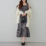 肩リボンシャーリングワンピース | RMAF　NICE CLAUP / OLIVE des OLIVE | 詳細画像6 