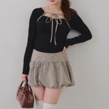 【セットアイテム】マルチウェイトップス+バルーンミニスカート | RMAF　NICE CLAUP / OLIVE des OLIVE | 詳細画像27 