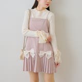 ピンク | 【セットアップ対応】プリーツキャミワンピース | RMAF　NICE CLAUP / OLIVE des OLIVE