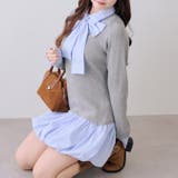 リボン&バルーンドッキングワンピース | NICE CLAUP / OLIVE des OLIVE　OUTLET | 詳細画像7 