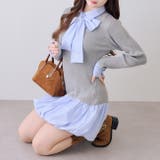 リボン&バルーンドッキングワンピース | NICE CLAUP / OLIVE des OLIVE　OUTLET | 詳細画像8 