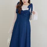 【5色展開】肩リボンキャミワンピース | RMAF　NICE CLAUP / OLIVE des OLIVE | 詳細画像15 