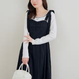 【5色展開】肩リボンキャミワンピース | RMAF　NICE CLAUP / OLIVE des OLIVE | 詳細画像29 