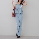 【S/Mサイズ展開】オーガンリボンペプラムサロペット | RMAF　NICE CLAUP / OLIVE des OLIVE | 詳細画像16 