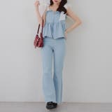 【S/Mサイズ展開】オーガンリボンペプラムサロペット | RMAF　NICE CLAUP / OLIVE des OLIVE | 詳細画像18 