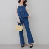 【S/Mサイズ展開】オーガンリボンペプラムサロペット | RMAF　NICE CLAUP / OLIVE des OLIVE | 詳細画像21 