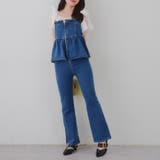 【S/Mサイズ展開】オーガンリボンペプラムサロペット | RMAF　NICE CLAUP / OLIVE des OLIVE | 詳細画像23 